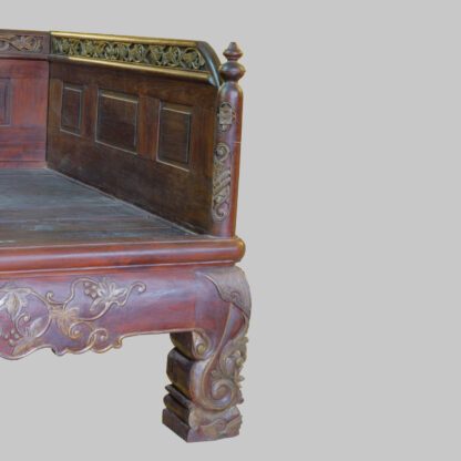 Großes Daybed Sonderanfertigung aus altem Teakholz – Bild 2