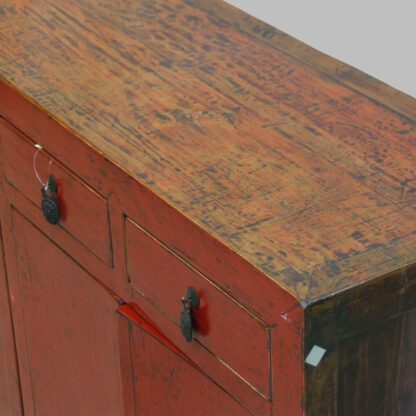Altes, mongolisches Sideboard 2 Türen – Bild 3