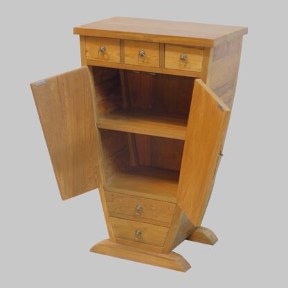 Kommode "Parabola 95" TEAK, 5-Schubladen/ 2-Türen – Bild 2