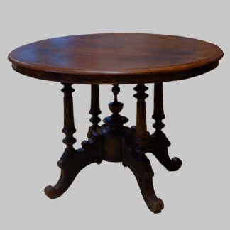 Alter, runder Tisch d105, 4 Füsse