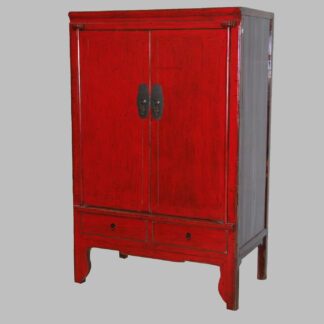 Alter Schrank mit 2 Türen und 2 Schüben