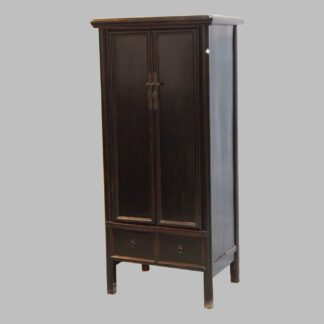 Alter schwarzer China-Schrank