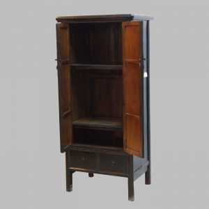 Alter schwarzer China-Schrank - Batavia