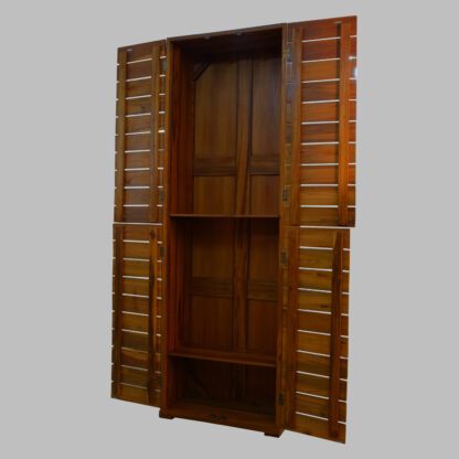 Hoher Schrank, viertürig, Teak – Bild 2