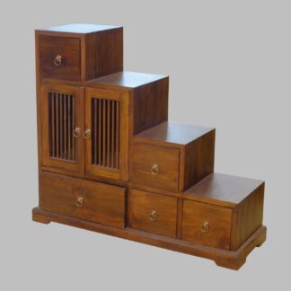 Kleiner Stufenschrank TEAK Step Tan Sui