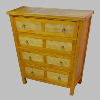 Kommode "KUNDUR", Teak Bambus
