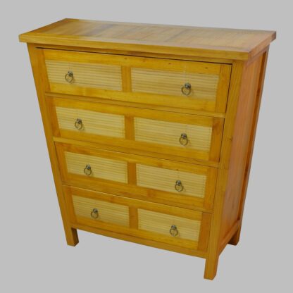 Kommode "KUNDUR", Teak Bambus