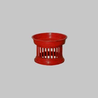 Beistelltisch "Tempeltisch" rot, D40cmxH28cm