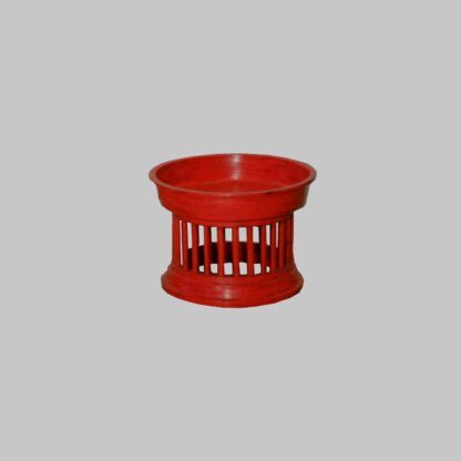 Beistelltisch "Tempeltisch" rot, D40cmxH28cm