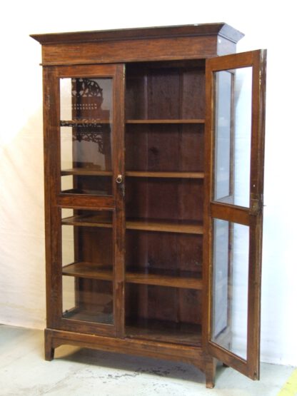 Alter Vitrinenschrank, Teak – Bild 2