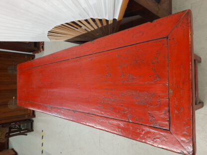 Rote Kommode / großes China Sideboard Antik – Bild 4