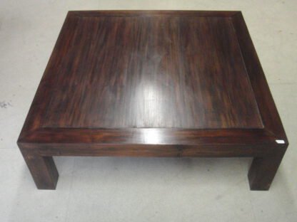 Großer Sofatisch  120 x 120 cm Teak – Bild 3
