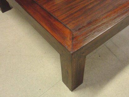 Großer Sofatisch  120 x 120 cm Teak – Bild 2