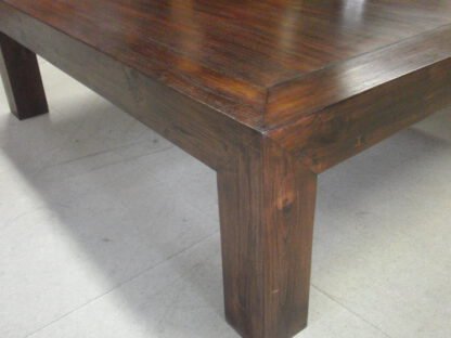 Großer Sofatisch  120 x 120 cm Teak – Bild 4
