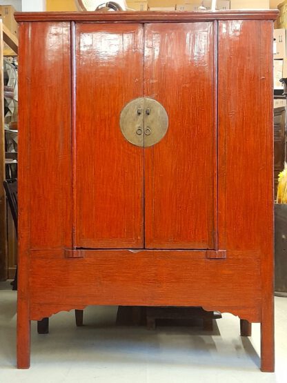 Antiker chinesischer Schrank Hochzeitsschrank Kleiderschrank oder Regalschrank, offen oder geschlossen, Breite 125