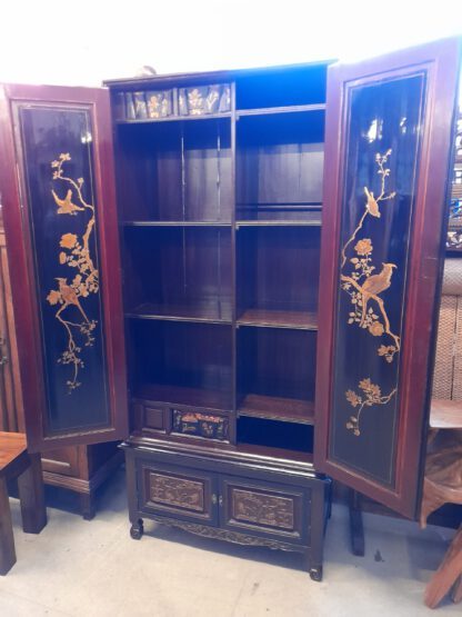 antiker Japan Schrank, 2-türiger japanischer Schrank – Bild 2