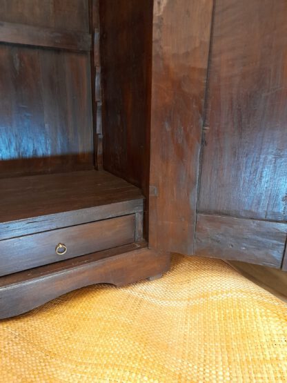 großer Teak Schrank, als Kleiderschrank oder Option bis zu sechs Fächer, verstellbar – Bild 3