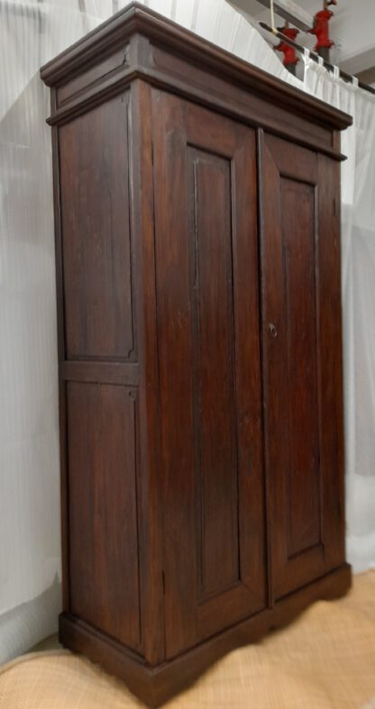 großer Teak Schrank, als Kleiderschrank oder Option bis zu sechs Fächer, verstellbar – Bild 4