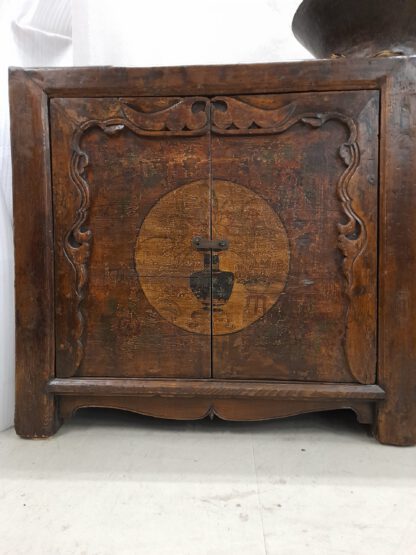 ( 2 m ) antike Kommode aus der Mongolei .  Langes Sideboard China Rarität – Bild 3