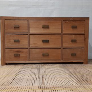 Kommode Teak Altholz Massiv 120 Breite