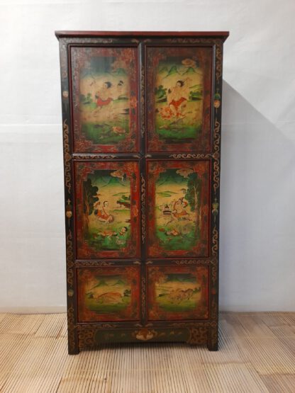 ("...Splatter !") Mongolia-Schrank Kyungbur-Lack