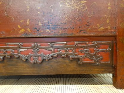 Asia Schrank Rot Antik Originallack Patina Hochzeitsschrank – Bild 2