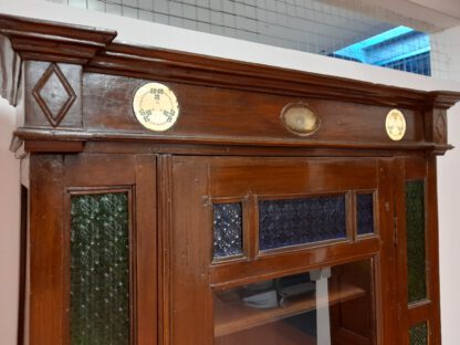 Vitrine Teakholz : Colonial / Art Deco - Blend – Bild 2
