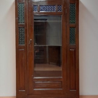 Vitrine Teakholz : Colonial / Art Deco - Blend