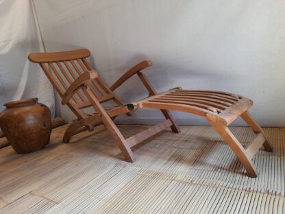 Outdoor-Liege Gartenliege TEAK klappbar wetterfest