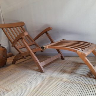 Outdoor-Liege Gartenliege TEAK klappbar wetterfest