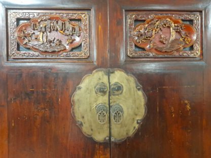 Großer, antiker Asia-Schrank 180x170cm – Bild 8