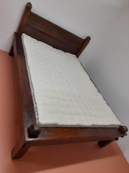 Bett Antik TEAK Massiv für 140 cm x 200 cm – Bild 4