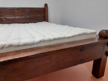 Bett Antik TEAK Massiv für 140 cm x 200 cm – Bild 6