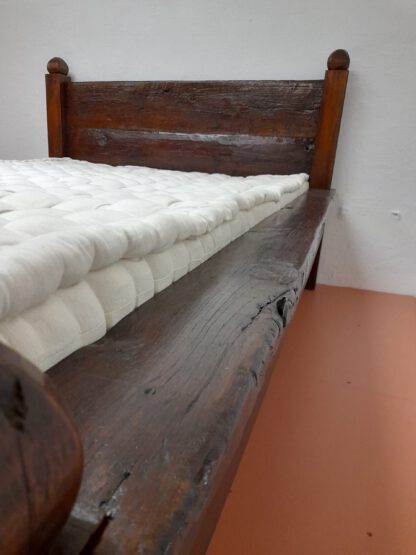 Bett Antik TEAK Massiv für 140 cm x 200 cm – Bild 5