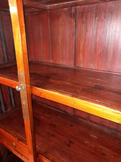 Antiker Asia-Schrank Edelholz Höhe 2 m, "Hochzeitsschrank" Kirsche – Bild 5