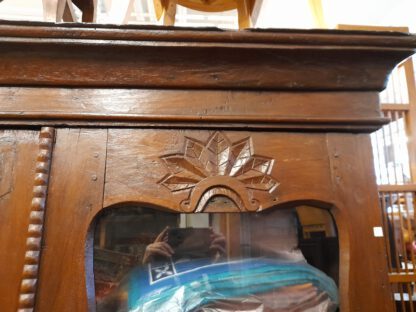 Große antike TEAK Vitrine, zerlegbar, mit one-panel-Seiten – Bild 2