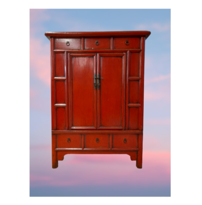 Muzhumengui -Schrank in Rot