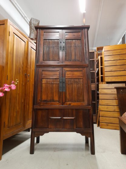 Asia Schrank Ming-Form, mit Bambus-Kassetten