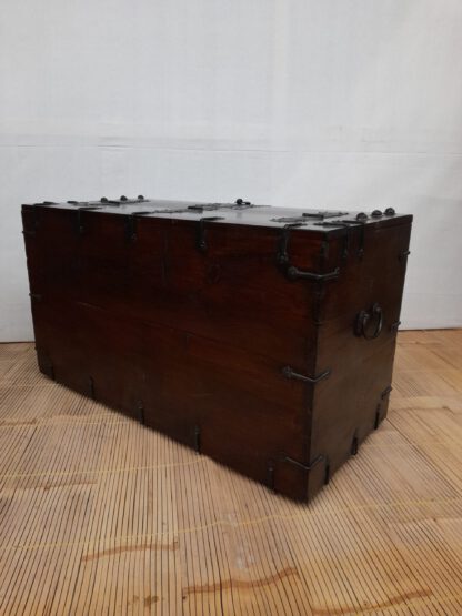 Große antike Japan Truhe Hochzeitstruhe L120 x H70cm – Bild 3