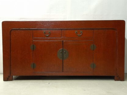 Sideboard gerundet antik Strukturlack Asiakommode 173x87cm – Bild 2
