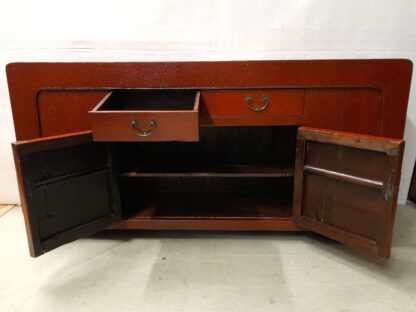 Sideboard gerundet antik Strukturlack Asiakommode 173x87cm – Bild 8