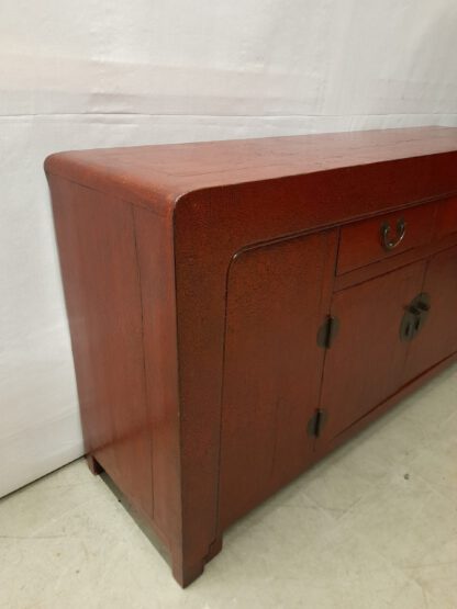 Sideboard gerundet antik Strukturlack Asiakommode 173x87cm – Bild 7