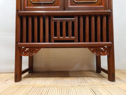 Traum aus Teak: antiker Vorrats-Schrank 155cm hoch. Asiaschrank massiv – Bild 6