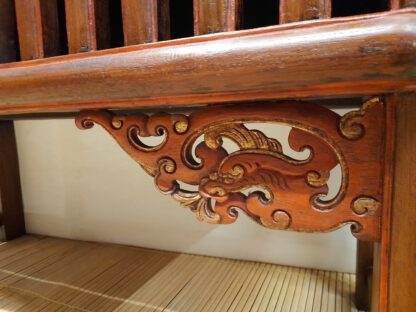 Traum aus Teak: antiker Vorrats-Schrank 155cm hoch. Asiaschrank massiv – Bild 8