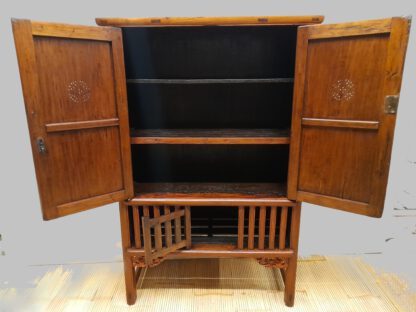 Traum aus Teak: antiker Vorrats-Schrank 155cm hoch. Asiaschrank massiv – Bild 4
