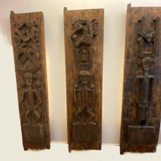 *Tempeltüren* Ethno-Wandpanels aus massivem Großstamm 245cm