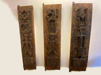 *Tempeltüren* Ethno-Wandpanels aus massivem Großstamm 245cm