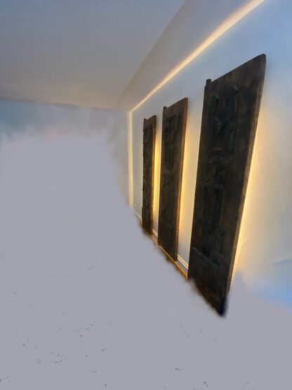 *Tempeltüren* Ethno-Wandpanels aus massivem Großstamm 245cm – Bild 3
