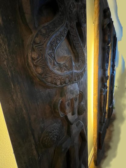 *Tempeltüren* Ethno-Wandpanels aus massivem Großstamm 245cm – Bild 4