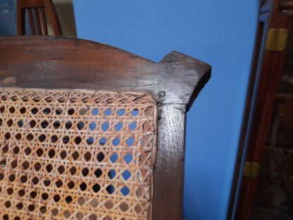 Antique Teak Planter's Chair, /'Lazy Chair'. Teakholz-Liegestuhl – Bild 3